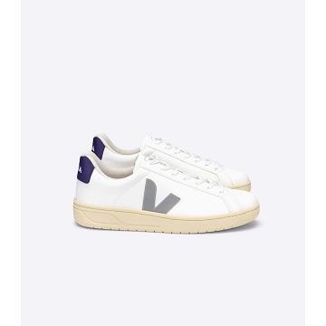 Veja URCA CWL Women's Shoes White/Grey/Purple | CA 568JPQ